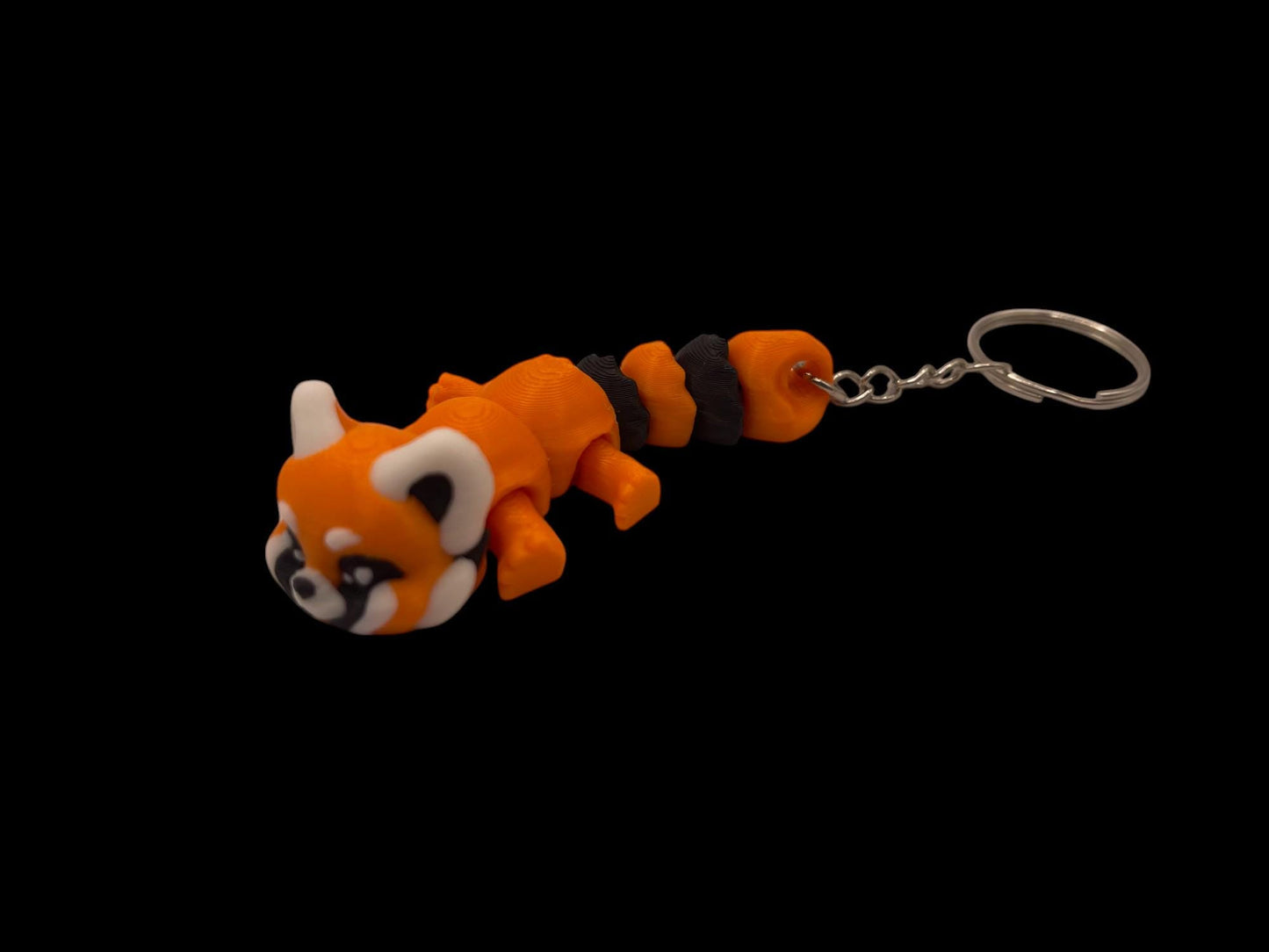 3D Printed FlexiPet Red Panda Toy - Articulated Cute Desk Decor - Flexible Animal Gift