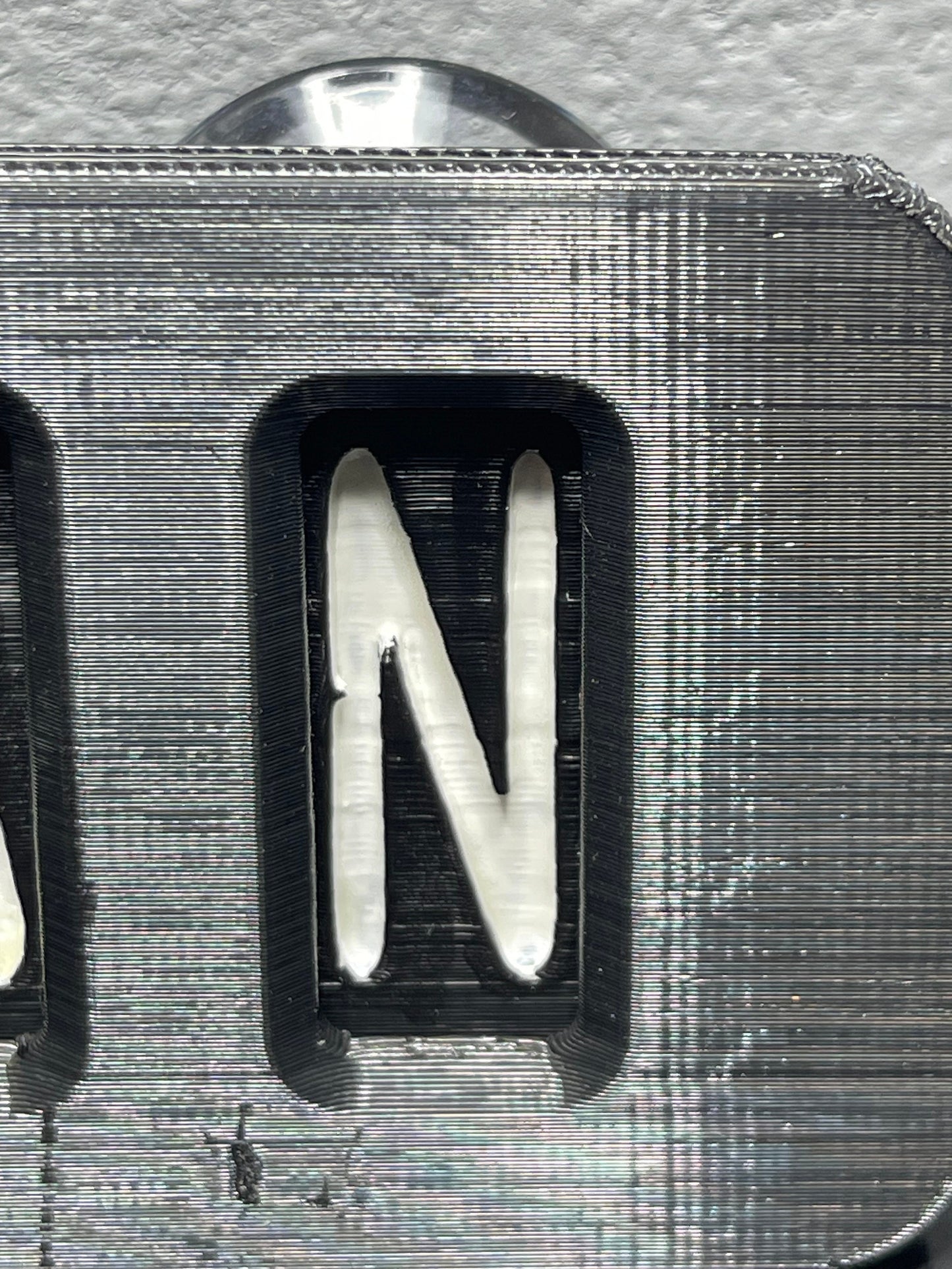 Modern 3D Printed Dishwasher Clean Dirty Sign - Choose Magnet or Suction Cup Attachment