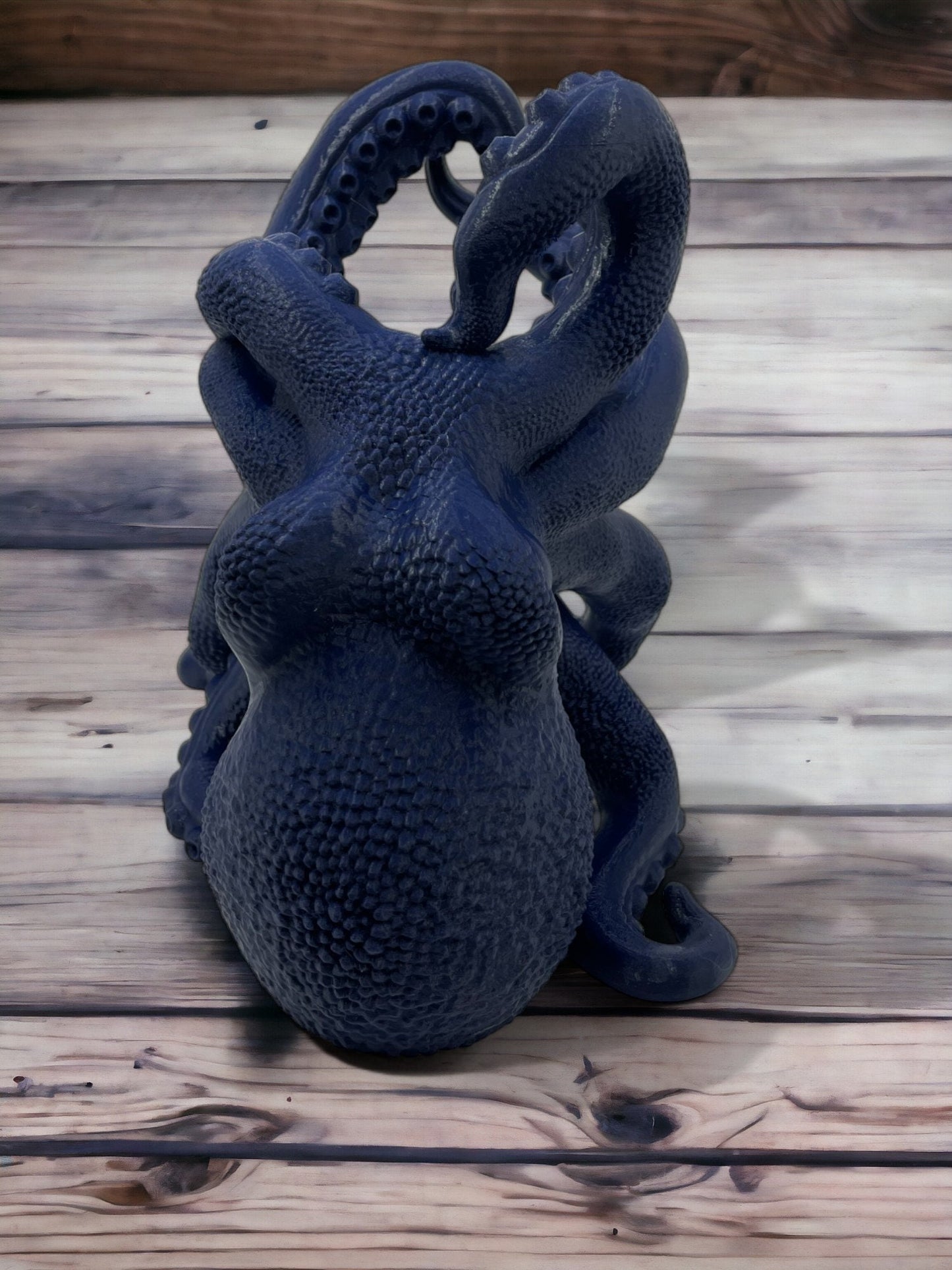 Unique 3D Printed Octopus Wine Holder - Nautical Kitchen Decor, Ocean Themed Bottle Display