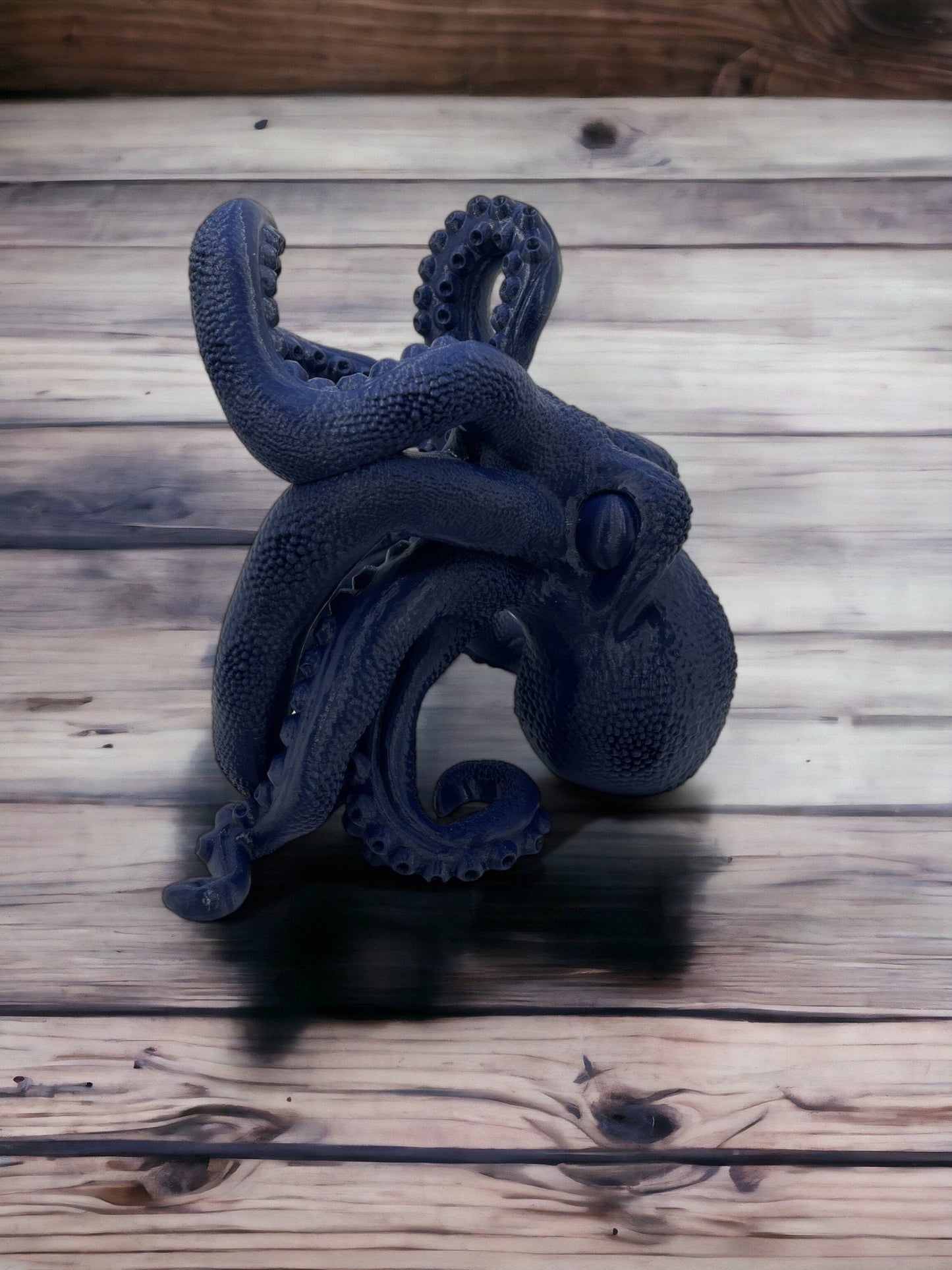 Unique 3D Printed Octopus Wine Holder - Nautical Kitchen Decor, Ocean Themed Bottle Display