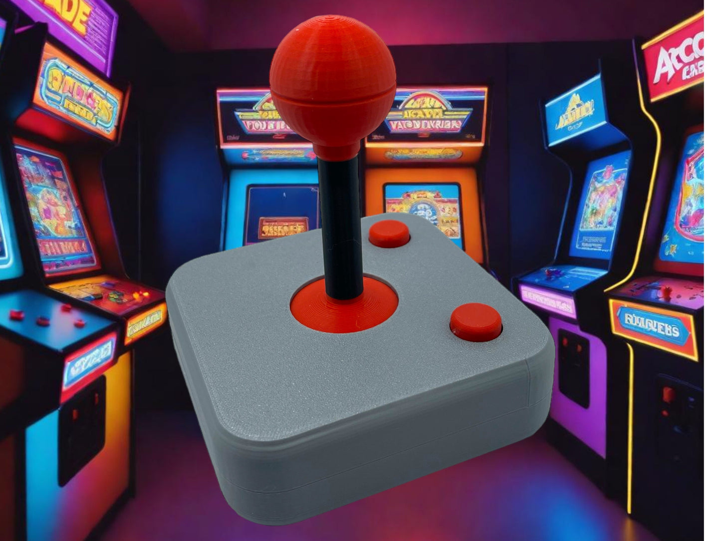 Vintage-Inspired Joystick Fidget Desk Toy, Nostalgic Gamer Stress Relief