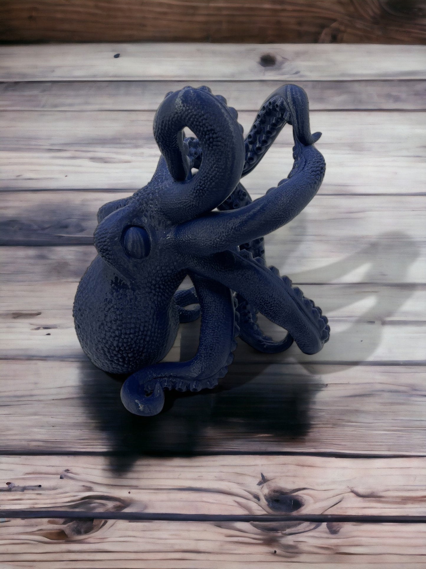 Unique 3D Printed Octopus Wine Holder - Nautical Kitchen Decor, Ocean Themed Bottle Display