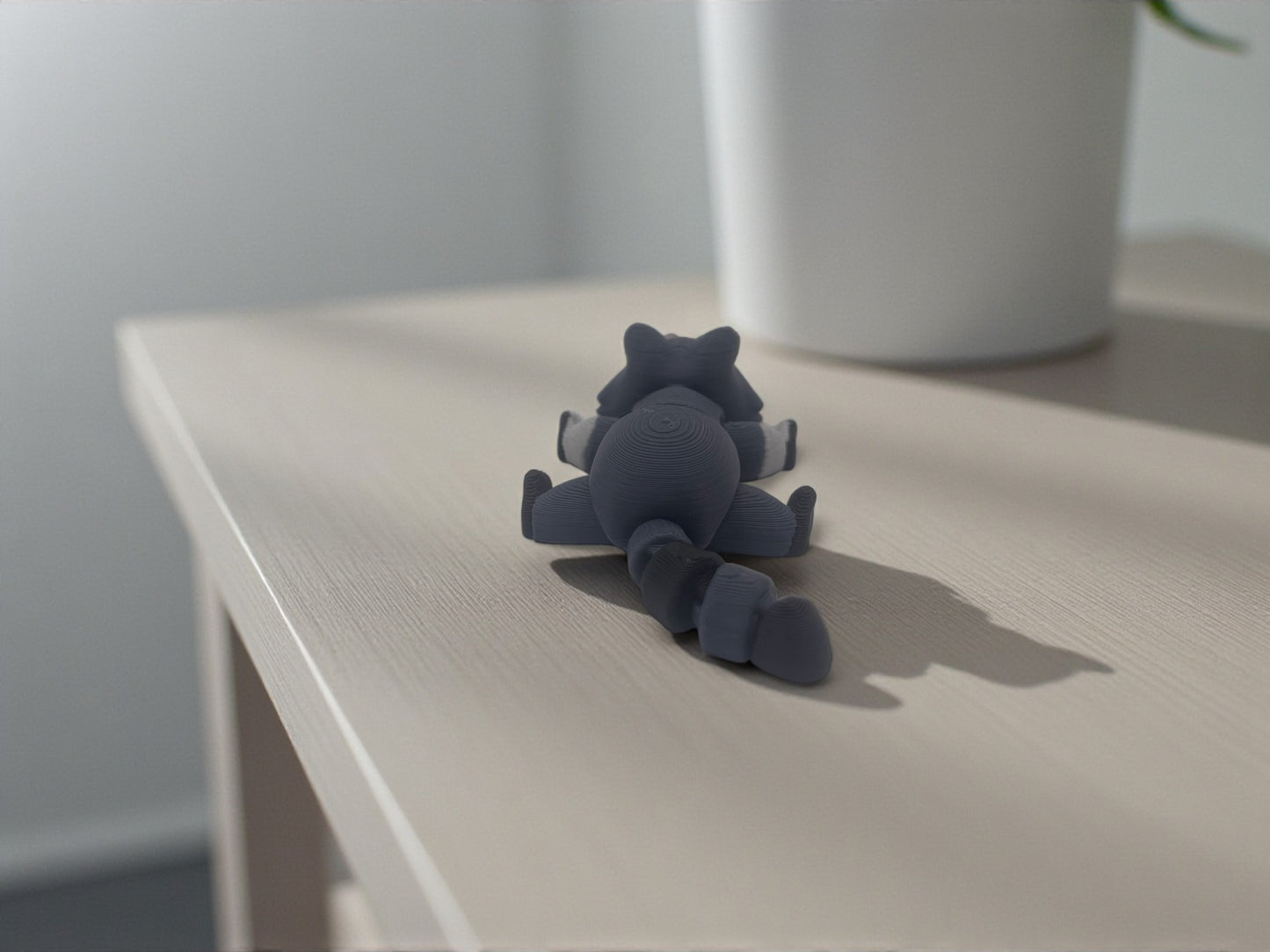 Articulated 3D Printed Raccoon | Poseable Woodland Animal Toy | Fidget Desk Buddy | Cute Handmade Gift | PLA Figurine Collectible